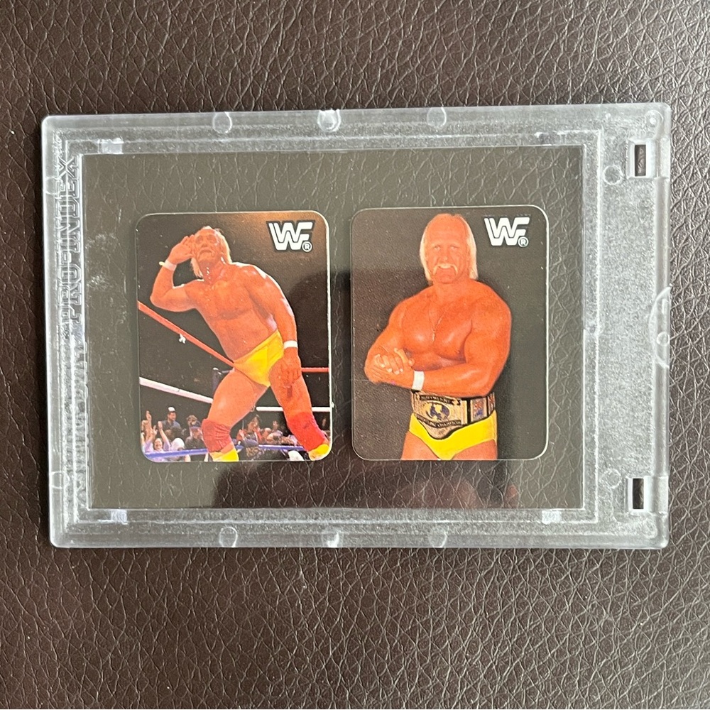 Hulk Hogan Wrestlemania 3 Stickers. In Protective Case.